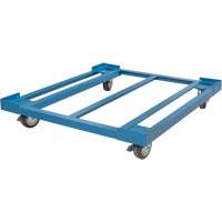 Socle roulant pour palette, 48,5" la x 43" p x 8" h, Capacit&eacute; de 3000 lb Nassau Supply