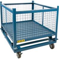 Dolly for Stacking Container, 48.5" W x 40-1/2" D x 10" H, 3000 lbs. Capacity MP096 | Nassau Supply