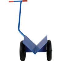 Chariot avec cannelure en V pour le transport des tuyaux Nassau Supply