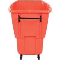 Chariot basculeur, Poly&eacute;thyl&egrave;ne, 0,5 vg³, Capacit&eacute; de charge de 450 lb Nassau Supply