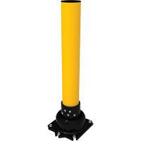 SlowStop<sup>®</sup> Flexible Rebounding Bollard, Steel, 42" H x 6" W, Yellow MP185 | Nassau Supply