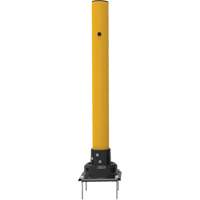 SlowStop<sup>®</sup> Drilled Flexible Rebounding Bollards, Steel, 42" H x 4" W, Yellow MP186 | Nassau Supply