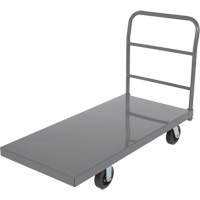 Platform Truck, 48" L x 24" W, 2000 lbs. Capacity, Rubber Casters Nassau Supply