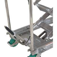 Manual Hydraulic Scissor Lift Table, 36-1/4" L x 19-3/8" W, Stainless Steel, 600 lbs. Capacity Nassau Supply