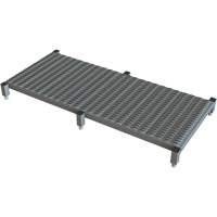 Plateforme de travail en une &eacute;tape &agrave; hauteur r&eacute;glable, 24" la x 59" pr, Capacit&eacute; de 800 lb, Enti&egrave;rement soud&eacute; Nassau Supply