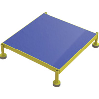 Plateforme de travail en une &eacute;tape &agrave; hauteur r&eacute;glable, 24" la x 24" pr, Capacit&eacute; de 800 lb, Enti&egrave;rement soud&eacute; Nassau Supply
