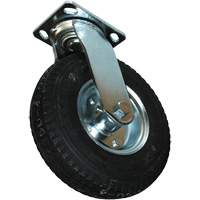Roulette pneumatique pivotante pour chariot &agrave; plateforme Nassau Supply