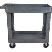 Chariot utilitaire pour l'entretien, 2 tiers, 16-1/2" x 32-1/2" x 34-1/2", Capacit&eacute; 550 lb Nassau Supply