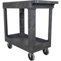 Chariot utilitaire pour l'entretien, 2 tiers, 16-1/2" x 32-1/2" x 34-1/2", Capacit&eacute; 550 lb Nassau Supply