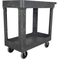Chariot utilitaire pour l'entretien, 2 tiers, 16-1/2" x 32-1/2" x 34-1/2", Capacit&eacute; 550 lb Nassau Supply