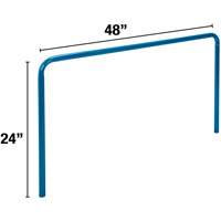 Support vertical de 24" x 48" pour chariot &agrave; panneaux Nassau Supply