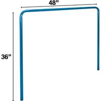 Support vertical de 36" x 48" pour chariot &agrave; panneaux Nassau Supply
