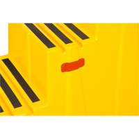 Industrial Step Stool, 3 Steps, 34-13/16" x 22-7/16" x 28-1/2" High Nassau Supply