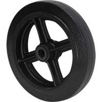 Roue en caoutchouc moul&eacute;, 10" (254 mm) dia. x 2" (50,8 mm) la, Capacit&eacute; de 948 lb (430 kg) Nassau Supply