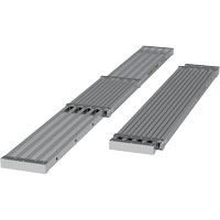 Telescoping Work Plank, 108" W x 12" D, 250 lbs. Capacity, Knocked Down Nassau Supply