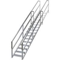 Syst&egrave;me d'escalier modulaire pour la construction de 11-16 marches SmartStairs, 120" ha Nassau Supply