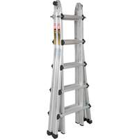Telescoping Multi-Position Ladder, Aluminum, 300 lbs., CSA Grade 1A Nassau Supply