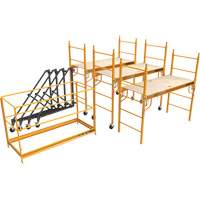 Complete 18' Drywall  Baker Scaffold Tower Set, 122" D x 236" H Nassau Supply