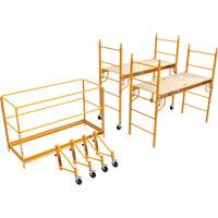 Complete 12' Drywall Baker Scaffold Tower Set, 58-1/2" D x 183" H Nassau Supply