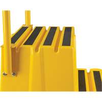 Industrial Step Stool, 4 Steps, 44" x 22-1/4" x 65-1/8" High Nassau Supply