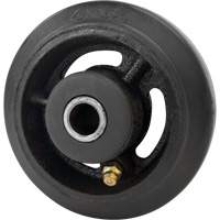 Roue en caoutchouc moul&eacute;, 4" (102 mm) dia. x 1-1/2" (38 mm) la, Capacit&eacute; de 350 lb (158 kg) Nassau Supply