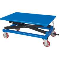 Table &eacute;l&eacute;vatrice manuelle &agrave; ciseaux, 37-3/8" lo x 23-5/8" la, Acier, Capacit&eacute; 660 lb Nassau Supply