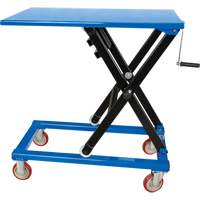 Table &eacute;l&eacute;vatrice manuelle &agrave; ciseaux, 37-3/8" lo x 23-5/8" la, Acier, Capacit&eacute; 660 lb Nassau Supply