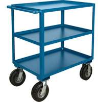 Outdoor Shelf Cart, 3 Tiers, 18" W x 39" H x 33" D, 1200 lbs. Capacity Nassau Supply