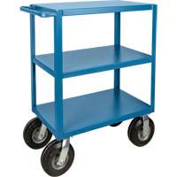 Outdoor Shelf Cart, 3 Tiers, 18" W x 39" H x 33" D, 1200 lbs. Capacity Nassau Supply