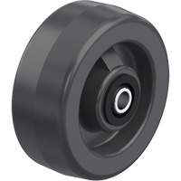 Roues ph&eacute;noliques pleines noires Nassau Supply