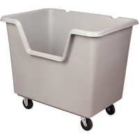 Starcart Easy-Access Box Truck, Polyethylene, 43" L x 31" W x 36" H, 19 cu. Ft. Volume, 800 lbs. Capacity Nassau Supply