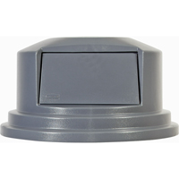 Round Brute<sup>®</sup> Tops, Dome Lid, Plastic/Polyethylene, Fits Container Size: 26-1/2" Dia. NA717 | Nassau Supply