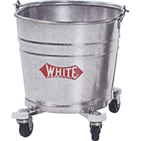Seaux de lavage en acier, Capacit&eacute; de 6.5 gal. US (26 pintes) Nassau Supply