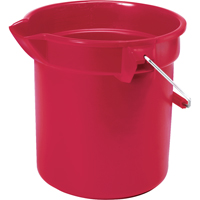 Seau Brute, Capacit&eacute; de 3.5 gal. US (14 pintes), Rouge Nassau Supply