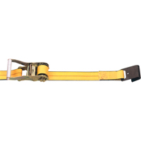 Ratchet Straps, Flat Hook, 2" W x 30' L, 3335 lbs. (1513 kg) Working Load Limit Nassau Supply