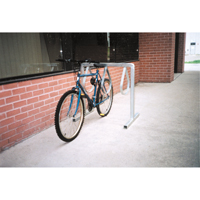 Style Bicycle Rack, Galvanized Steel, 6 Bike Capacity ND924 | Nassau Supply