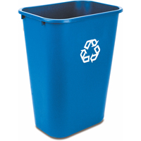 Recycling Container , Deskside, Plastic, 41-1/4 US Qt. NG277 | Nassau Supply