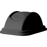 Soft Wastebasket Covers, Dome Lid/Swing Lid, Plastic, Fits Container Size: 16" x 11-5/8" NG982 | Nassau Supply