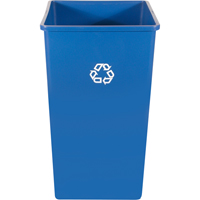 Recycling Station Container , Bulk, Plastic, 35 US gal. Nassau Supply