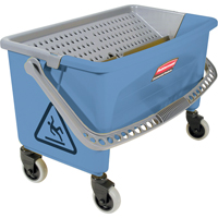 Seau pour vadrouille de finition en microfibres, Capacit&eacute; de 10.75 gal. US (43 pintes), Bleu Nassau Supply