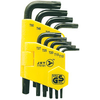 JTK-9TP Tamperproof Key Set, 9 Pcs., Torx&reg; Nassau Supply