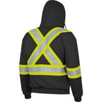 337SF Flame-Resistant Zip Style Hoodie, Men's, Small, Black, 22 cal/cm² Nassau Supply