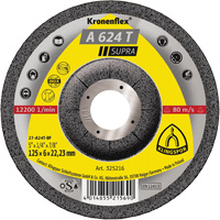 A 624 T Supra Kronenflex&reg; Grinding Disc, 5" x 1/4", 7/8" Arbor Nassau Supply