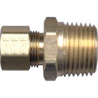 Raccord m&acirc;le de tuyau, 3/16" x 1/8" dia., Laiton Nassau Supply