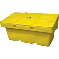 Salt Sand Container SOS™, With Hasp, 72" x 36" x 36", 36 cu. Ft., Yellow NJ119 | Nassau Supply