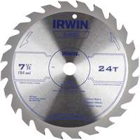 Classic Series Circular Saw Blade, 7-1/4", 24 Teeth, Wood Use Nassau Supply