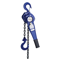 Lever Hoist with 3' Chain, 3' Lift, 500 lbs. (0.25 tons) Capacity Nassau Supply