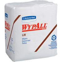WypAll<sup>®</sup> L20 Single-Use Towels, All-Purpose, 12-1/2" L x 12" W NJJ030 | Nassau Supply