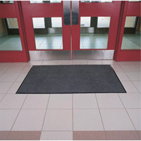 Tapis Poly-Tuft, Essuie-pieds, 3' x 60' x 5/16", Charbon Nassau Supply