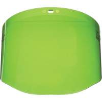 Faceshield Window, Polycarbonate, Green Tint Nassau Supply